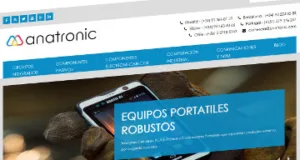 Web de componentes electrónicos y equipos