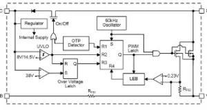 Integrado para control de potencia