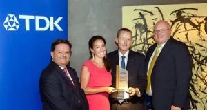 Mouser Electronics gana el premio europeo de distribución 2016 por TDK Europe