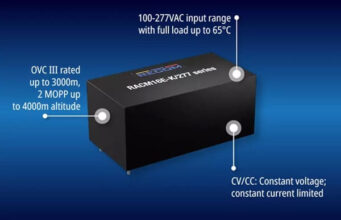 RACM16E-K/277 Fuentes de alimentación CA/CC de 16 W para montaje en tarjeta