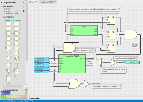 Microcontroladores PIC16 con funcionalidad FPGA