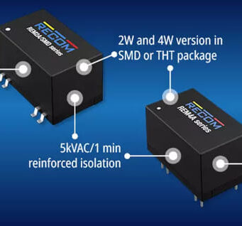 REM2A y REM4A Convertidores CC/CC de 2 y 4 W con elevado aislamiento médico